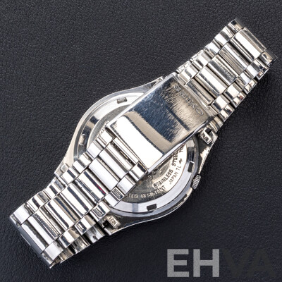 Seiko 5 Automatic 17 Jewels Vintage Watch, 7009-3171, 35mm, cobalt blue