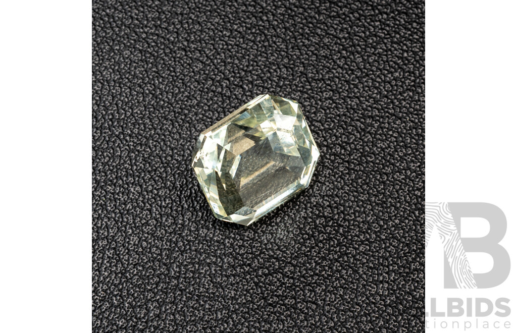 Yellow Beryl, Unset Lemon Ascher Cut Gemstone, 11.60ct