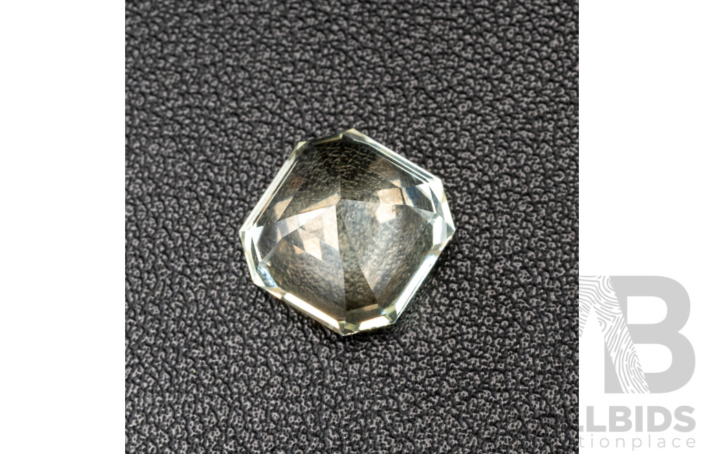 Yellow Beryl, Unset Lemon Ascher Cut Gemstone, 11.60ct
