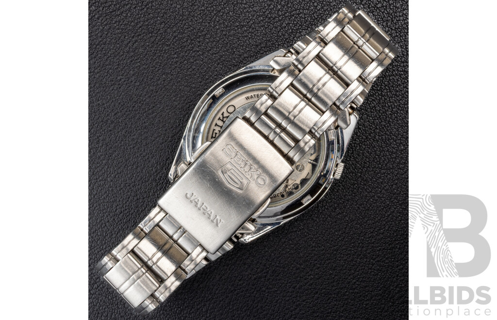 Seiko 5 Automatic 21 Jewels Vintage Watch, 7S26-03B0, 35mm, Dark Navy