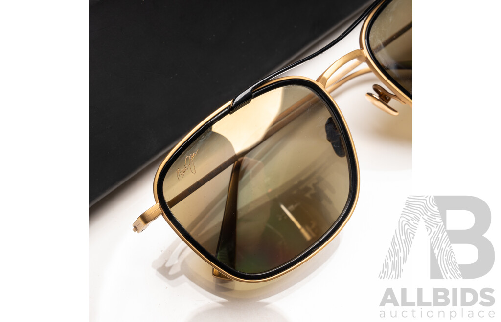 Maui Jim Following Seas Titanium Framed Sunglasses, MJ-555-16M