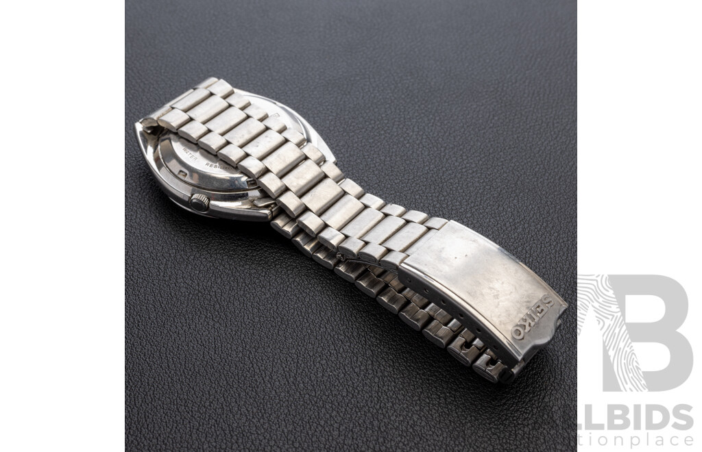 Seiko 5 Automatic Vintage Watch, S726-3040, 35mm, white dial