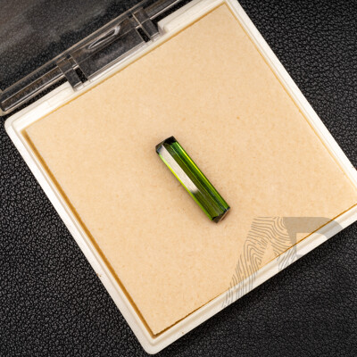 Green Tourmaline, Natural Unset Emerald Cut Gemstone, 6.95ct