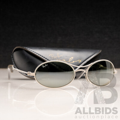 Ray-ban Vintage W2178 Eclipse Matte Gunmetal G15 UV Orbs Wrap Sunglasses