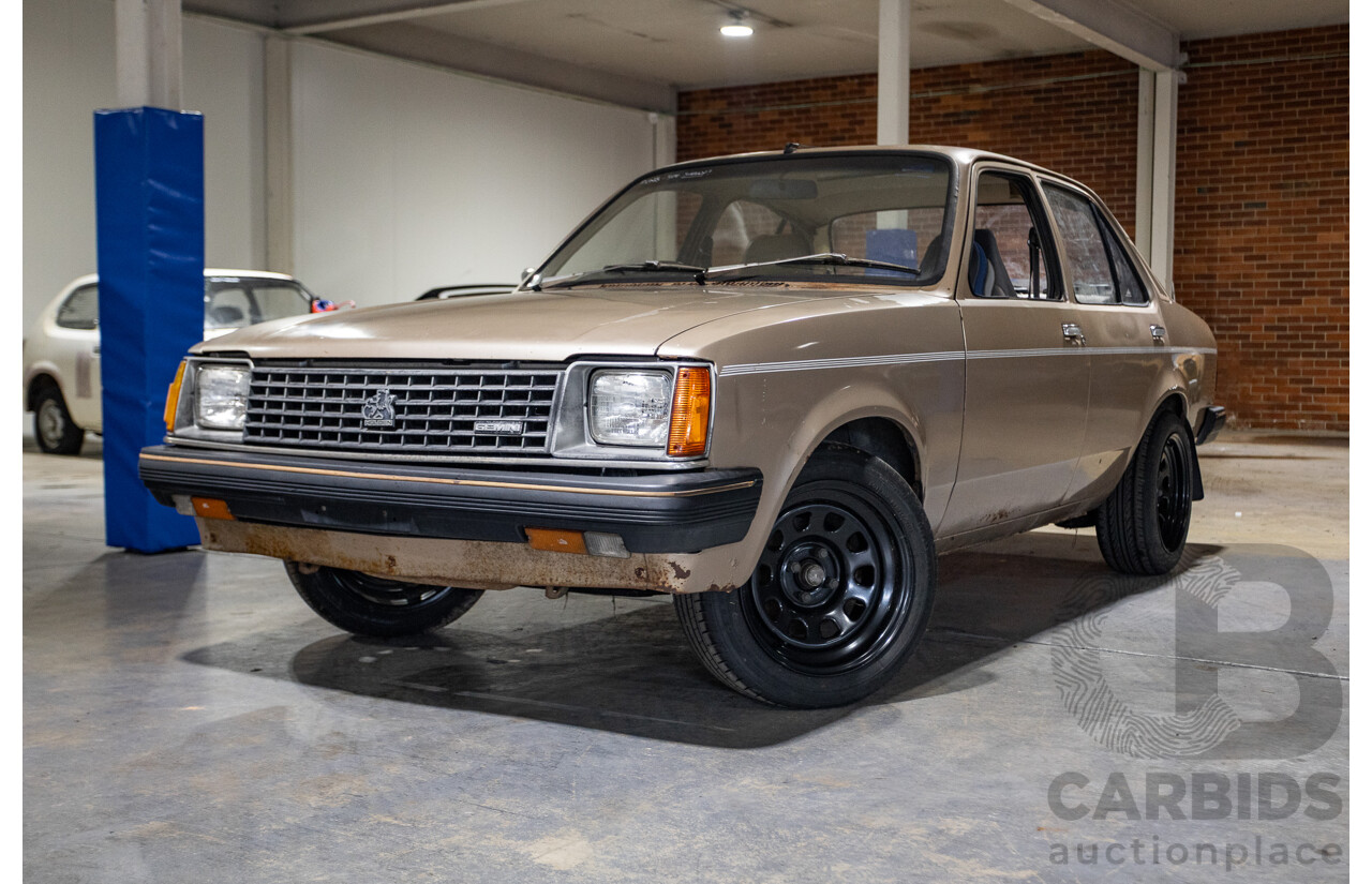 8/1982 Holden TF Gemini 4d Sedan Oyster Metallic 1.6L