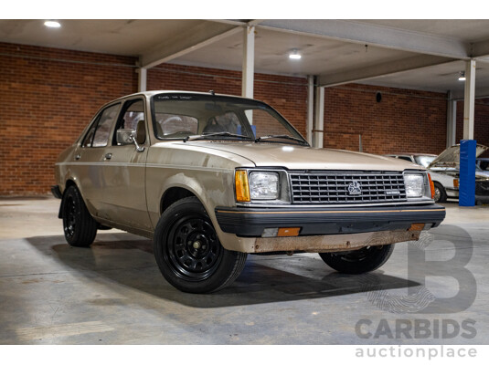 8/1982 Holden TF Gemini 4d Sedan Oyster Metallic 1.6L