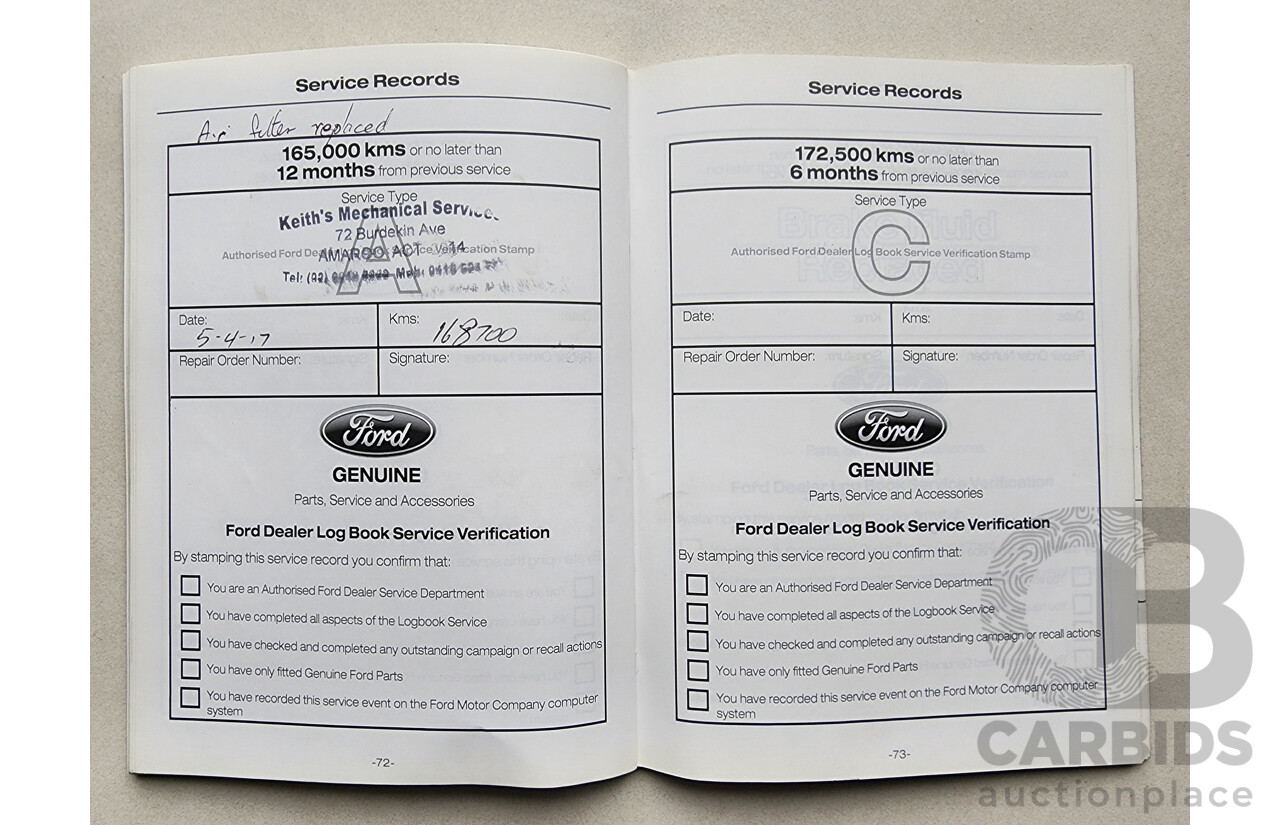 6/2011 Ford Territory Titanium (rwd) SZ 4d Wagon Brown 2.7L