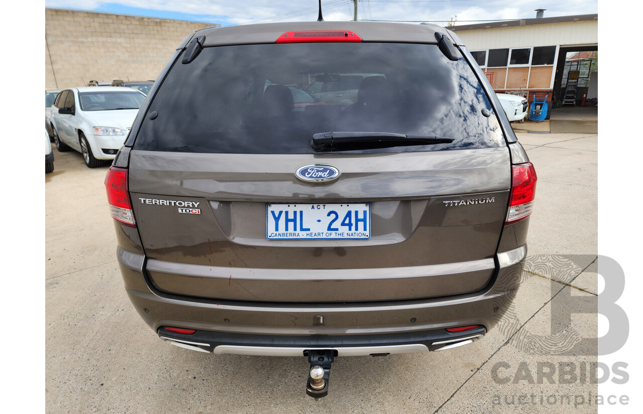 6/2011 Ford Territory Titanium (rwd) SZ 4d Wagon Brown 2.7L