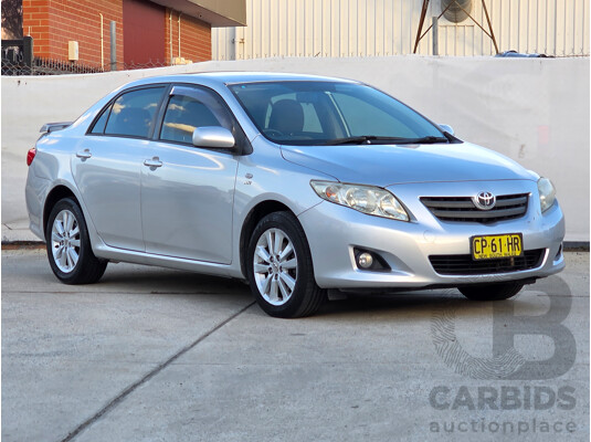 7/2008 Toyota Corolla Conquest ZRE152R 4d Sedan Silver 1.8L
