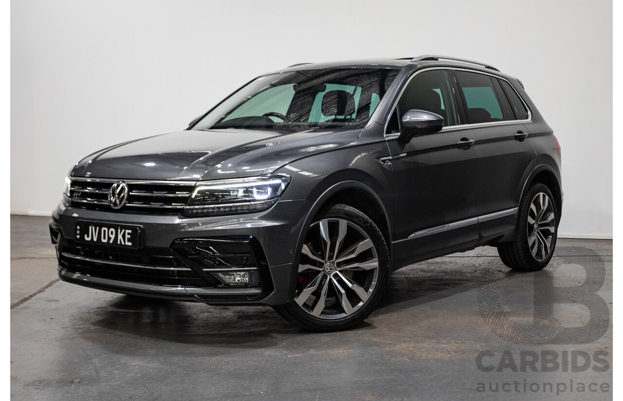 05/2018 Volkswagen Tiguan 162 TSI Highline R-Line Pack (AWD) 5NA MY18 4D Wagon Indium Grey Turbo 2.0L