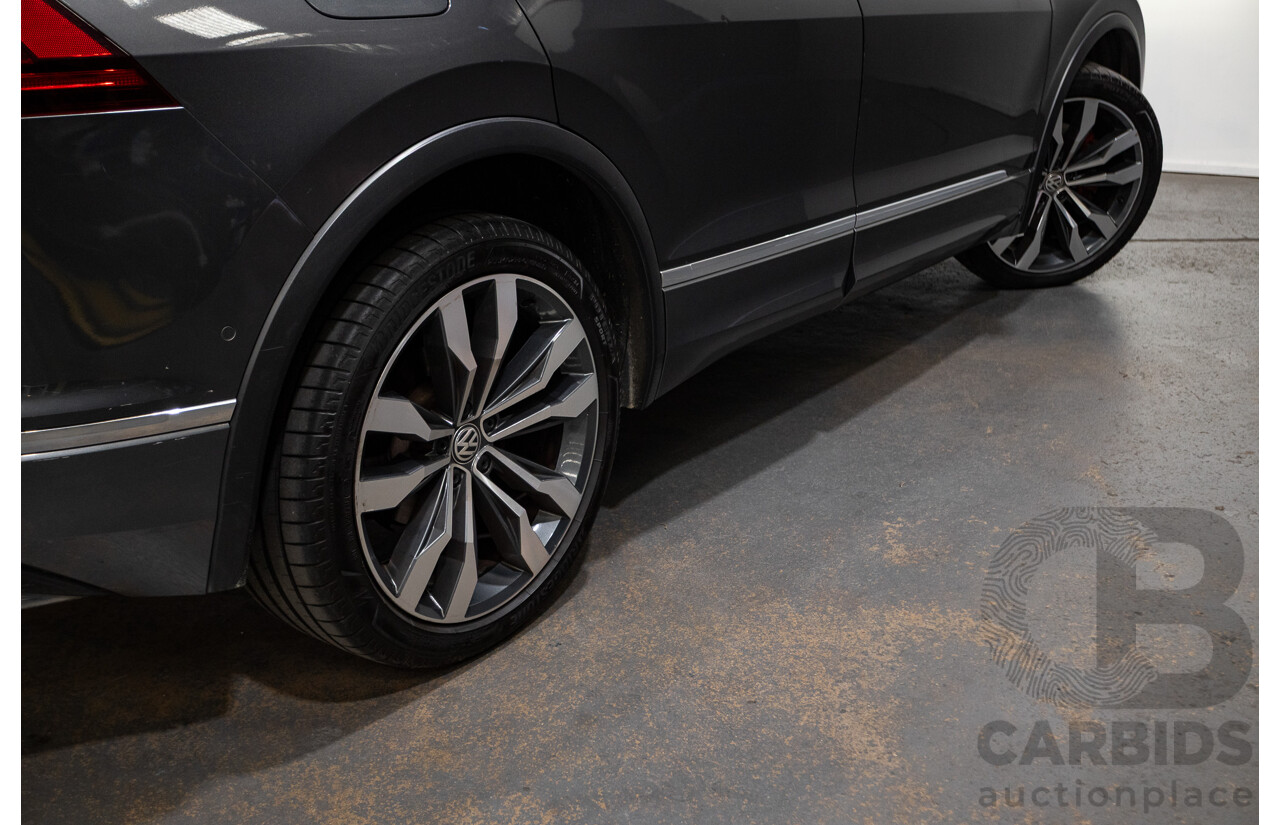 05/2018 Volkswagen Tiguan 162 TSI Highline R-Line Pack (AWD) 5NA MY18 4D Wagon Indium Grey Turbo 2.0L