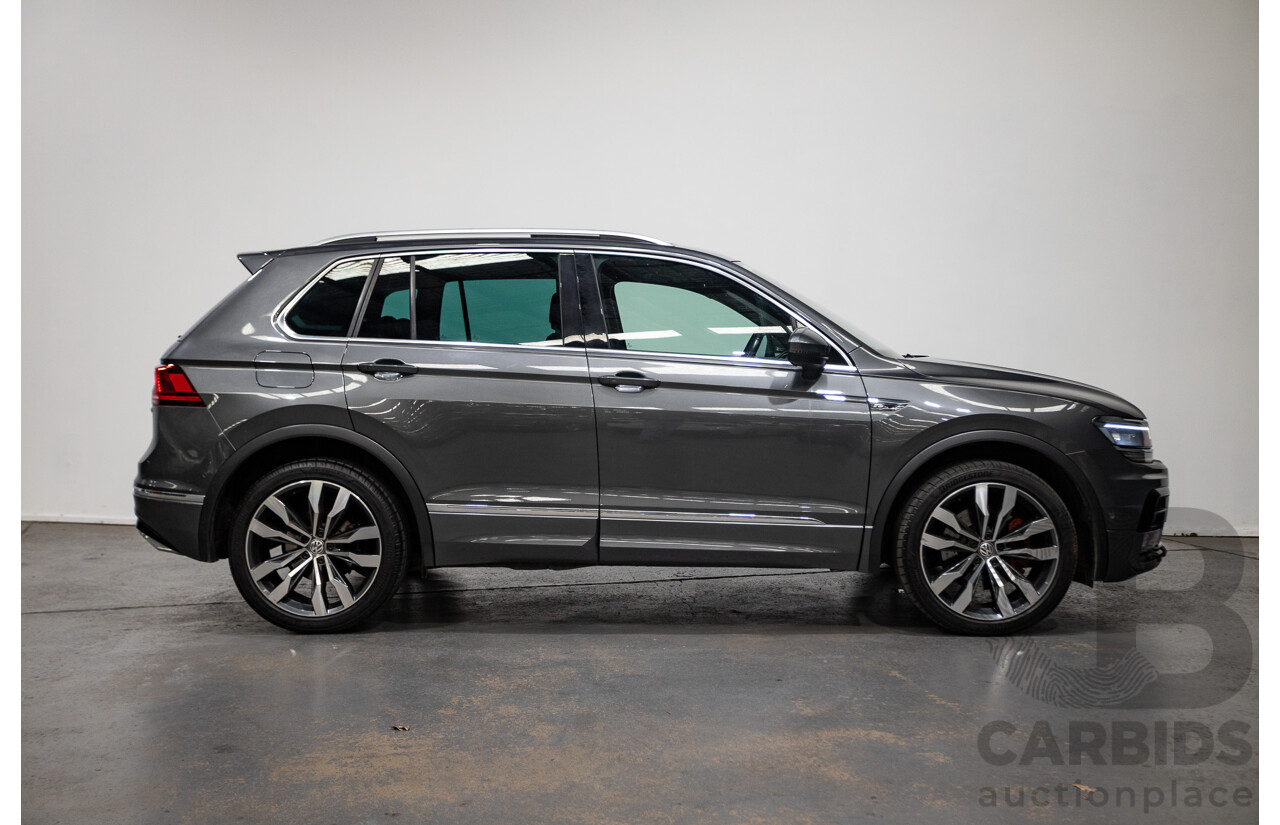 05/2018 Volkswagen Tiguan 162 TSI Highline R-Line Pack (AWD) 5NA MY18 4D Wagon Indium Grey Turbo 2.0L