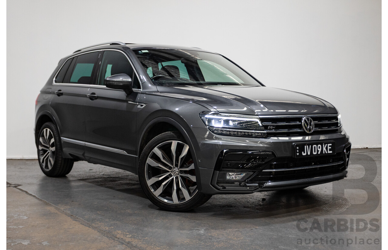 05/2018 Volkswagen Tiguan 162 TSI Highline R-Line Pack (AWD) 5NA MY18 4D Wagon Indium Grey Turbo 2.0L