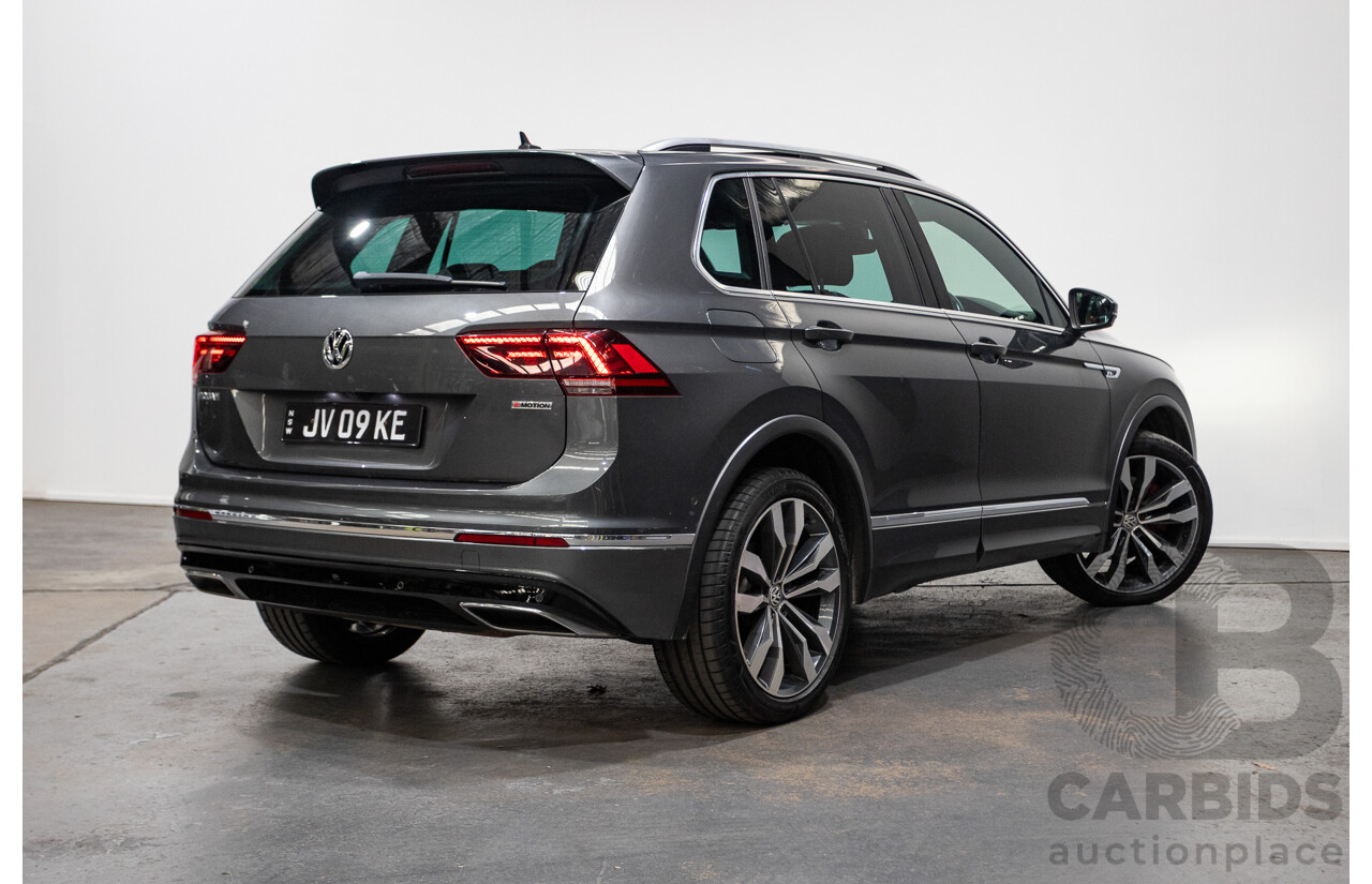 05/2018 Volkswagen Tiguan 162 TSI Highline R-Line Pack (AWD) 5NA MY18 4D Wagon Indium Grey Turbo 2.0L
