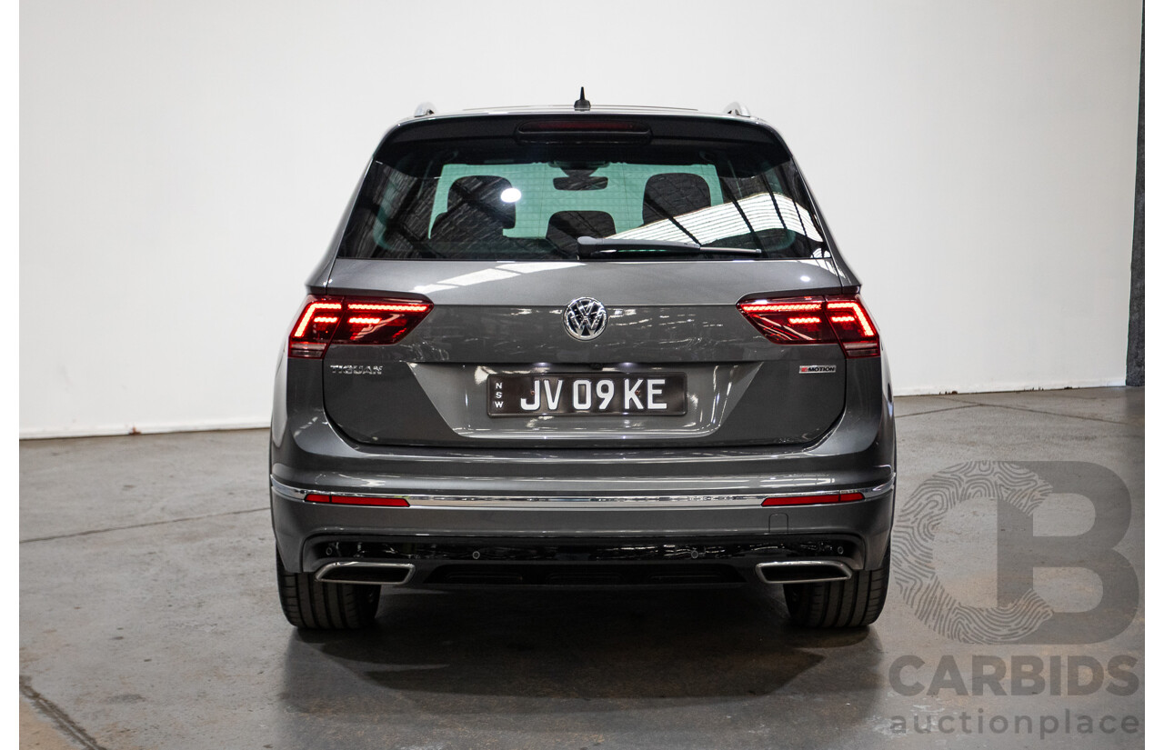 05/2018 Volkswagen Tiguan 162 TSI Highline R-Line Pack (AWD) 5NA MY18 4D Wagon Indium Grey Turbo 2.0L