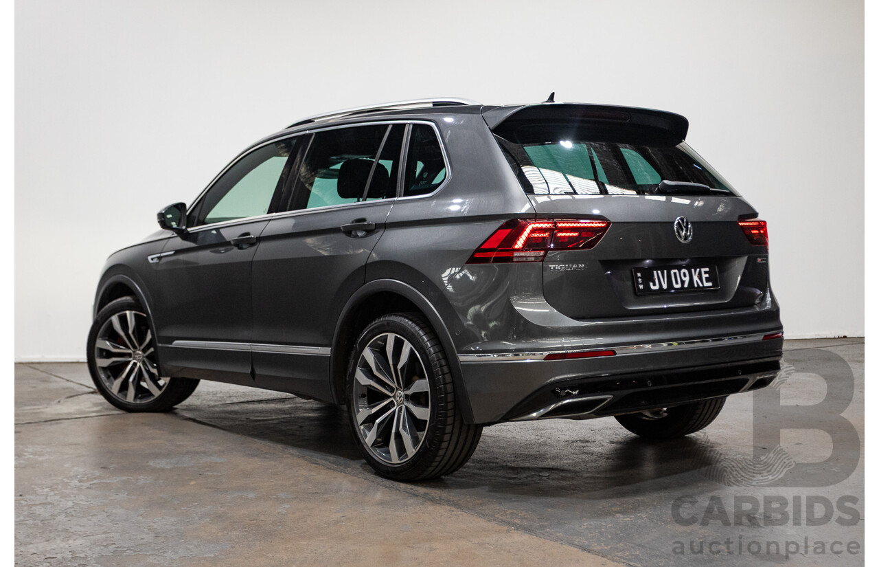 05/2018 Volkswagen Tiguan 162 TSI Highline R-Line Pack (AWD) 5NA MY18 4D Wagon Indium Grey Turbo 2.0L