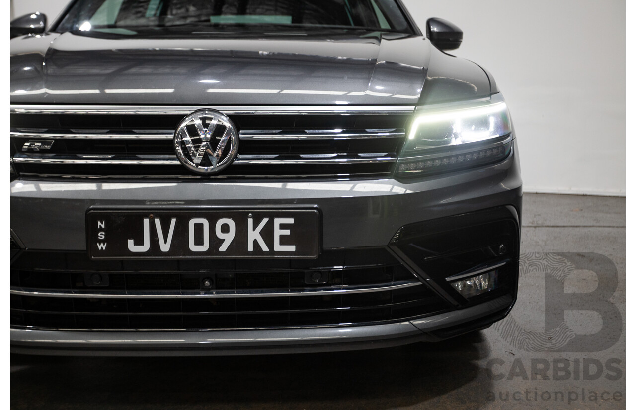 05/2018 Volkswagen Tiguan 162 TSI Highline R-Line Pack (AWD) 5NA MY18 4D Wagon Indium Grey Turbo 2.0L