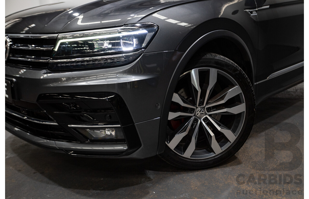 05/2018 Volkswagen Tiguan 162 TSI Highline R-Line Pack (AWD) 5NA MY18 4D Wagon Indium Grey Turbo 2.0L