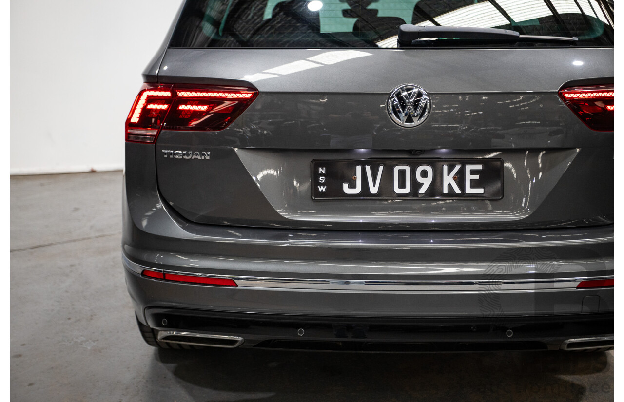 05/2018 Volkswagen Tiguan 162 TSI Highline R-Line Pack (AWD) 5NA MY18 4D Wagon Indium Grey Turbo 2.0L