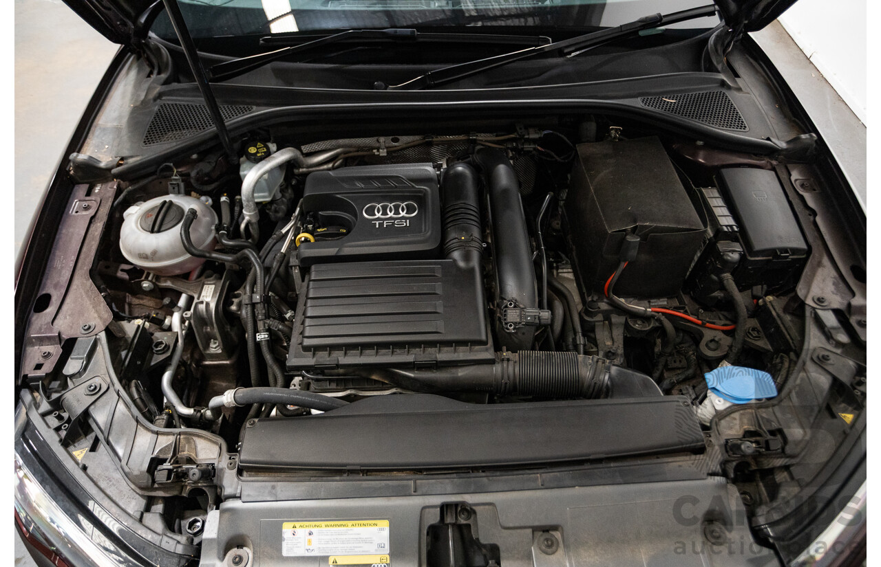 6/2014 Audi A3 1.4 TFSI Attraction COD 8V MY14 4d Sedan Shiraz Red Metallic Turbo 1.4L