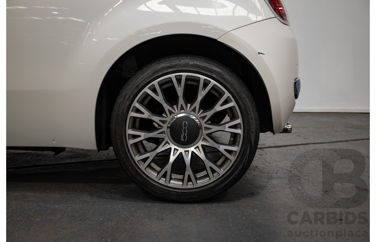3/2013 Fiat 500 TWIN AIR Lounge  2d Convertible White 0.9L
