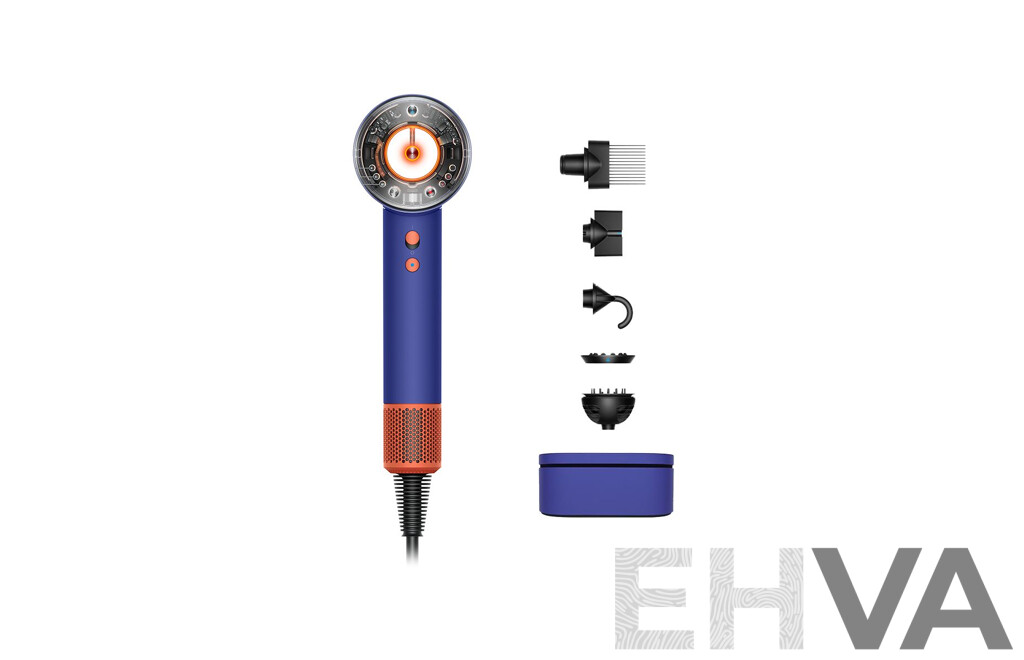 Dyson (515086) Supersonic Nural Intelligent Hair Dryer (Vinca Blue/topaz) - ORP $749 (Includes 1 Year Warranty From Dyson)