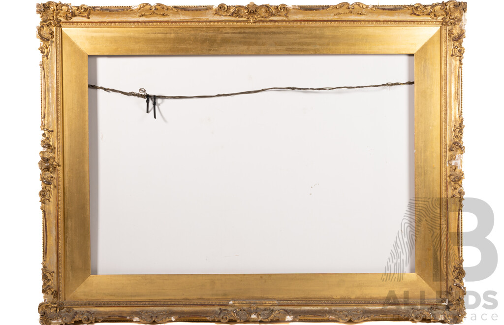 Wonderful Large Vintage Ornate Gilt Frame, 73 x 97 cm (outer edge measurements)