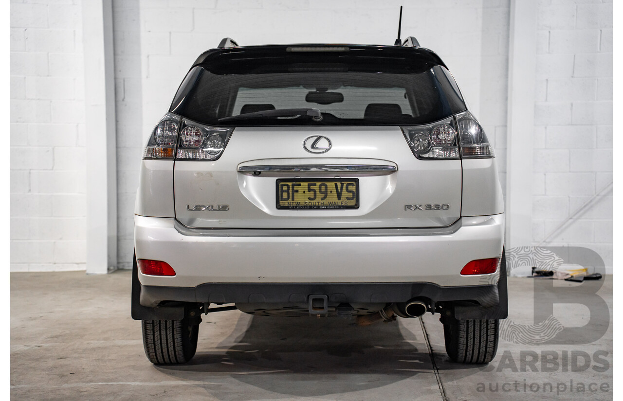 11/2003 Lexus RX330 Sports MCU38R 4d Wagon Silver Mist Metallic V6 3.3L