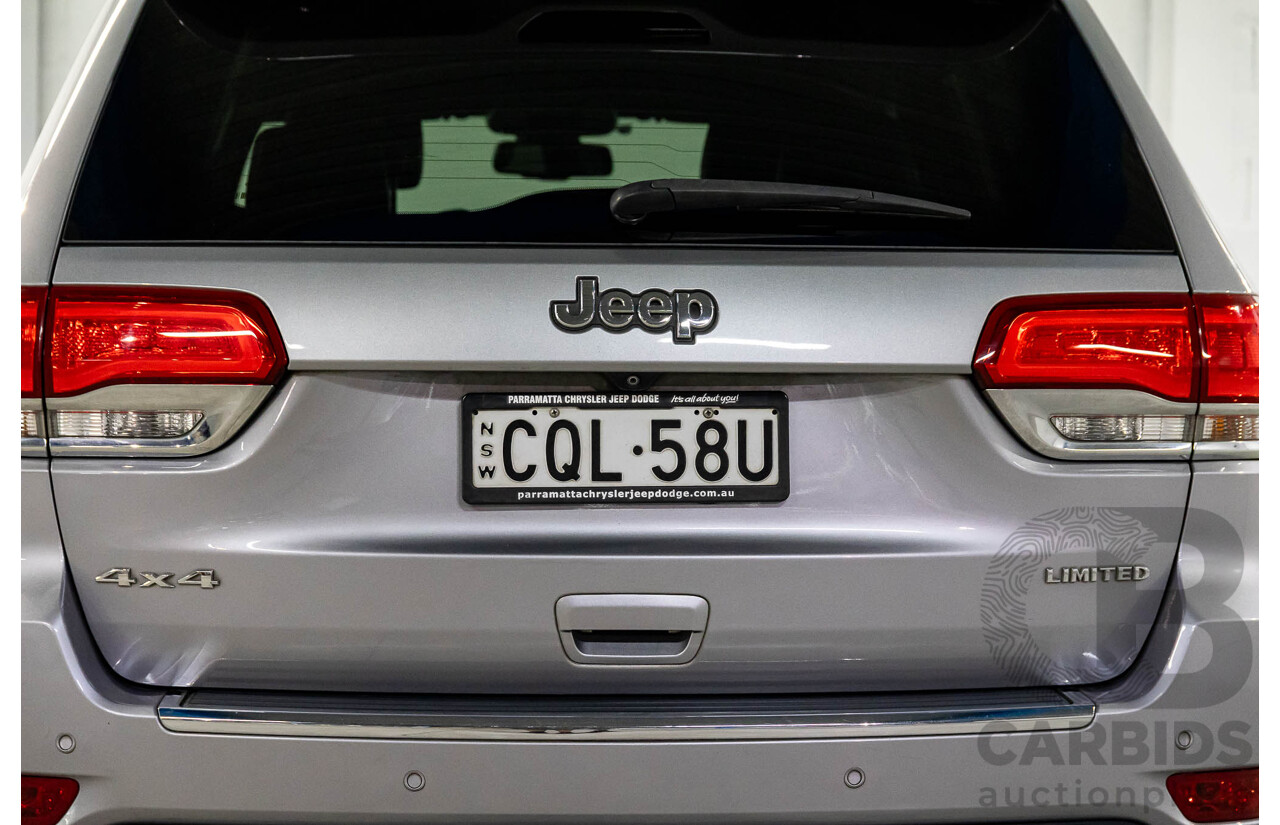 7/2013 Jeep Grand Cherokee Limited (4x4) WK MY14 4d Wagon Billet Silver Metallic V6 3.6L