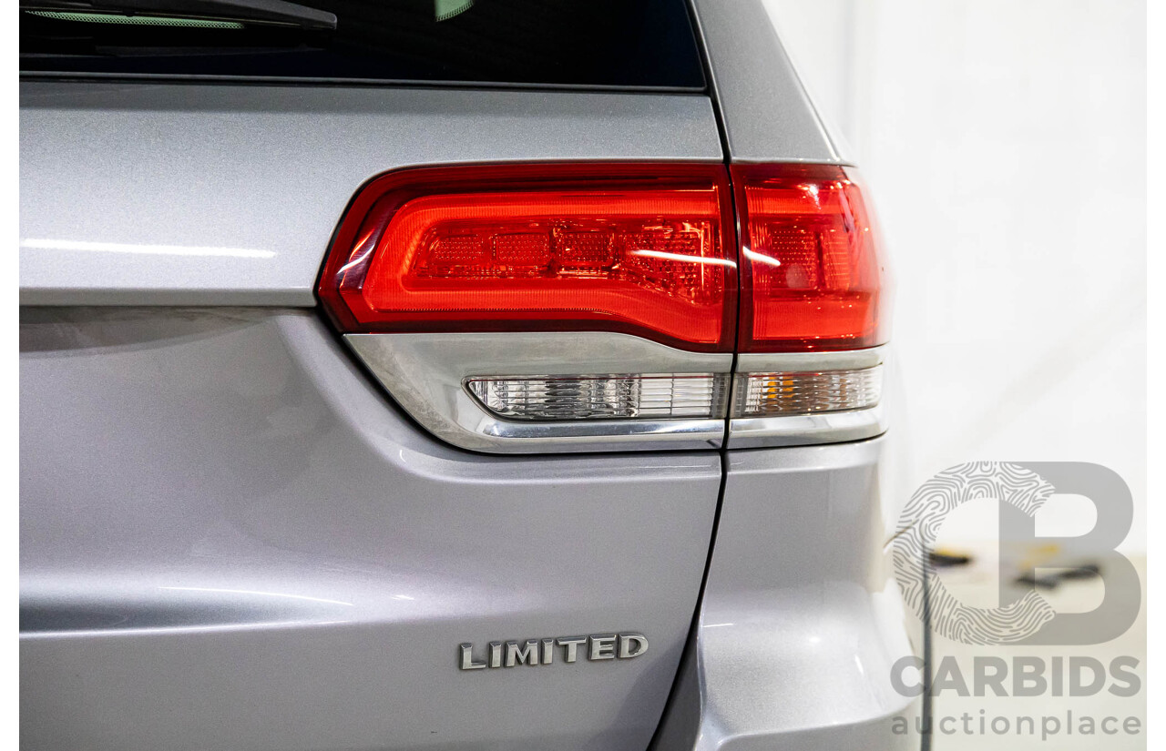 7/2013 Jeep Grand Cherokee Limited (4x4) WK MY14 4d Wagon Billet Silver Metallic V6 3.6L