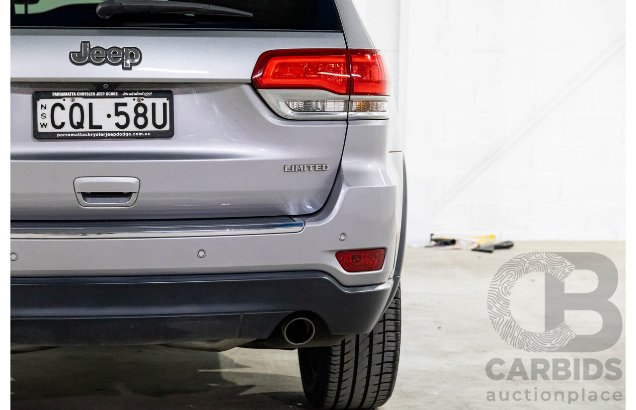 7/2013 Jeep Grand Cherokee Limited (4x4) WK MY14 4d Wagon Billet Silver Metallic V6 3.6L