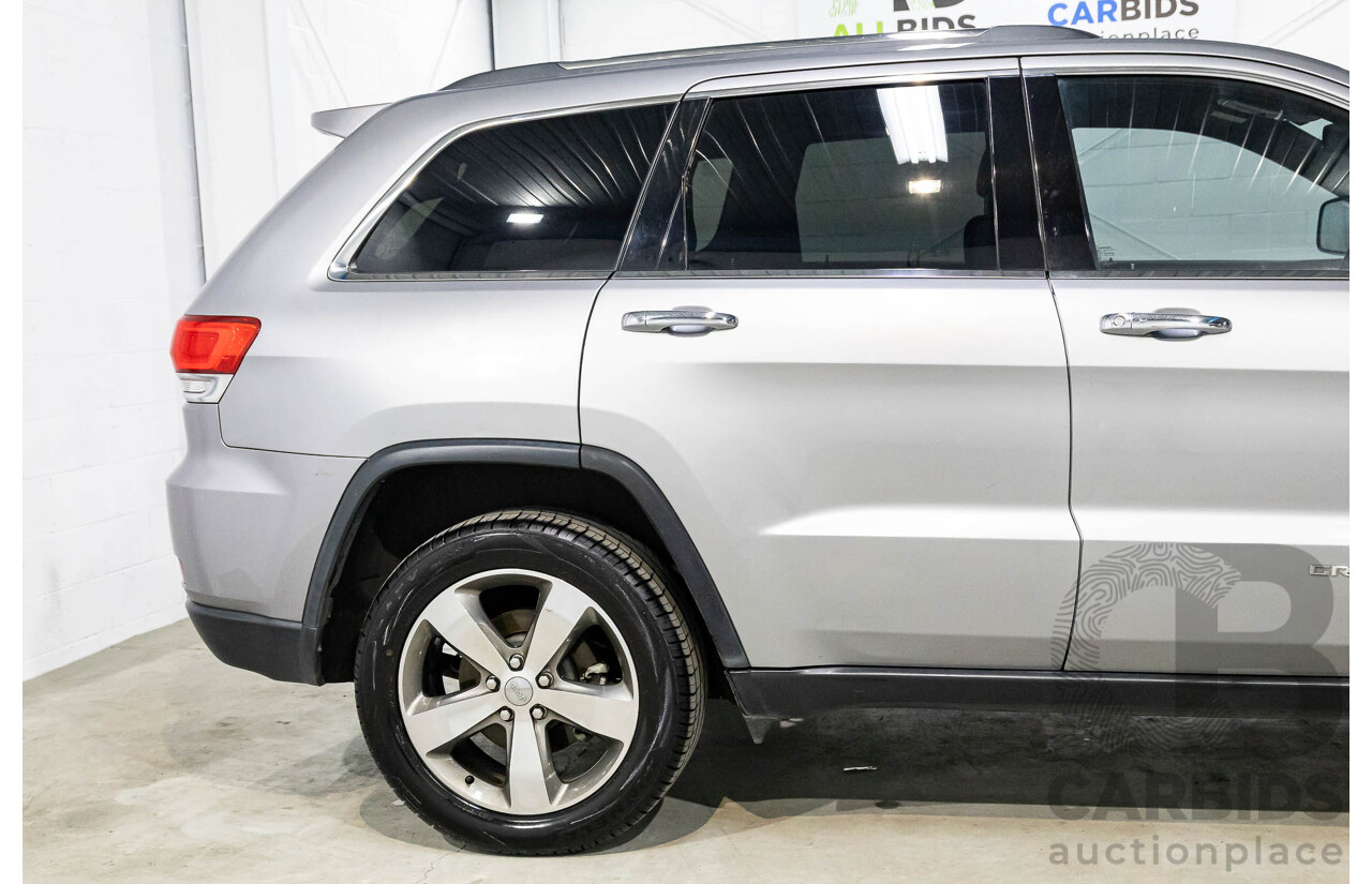 7/2013 Jeep Grand Cherokee Limited (4x4) WK MY14 4d Wagon Billet Silver Metallic V6 3.6L