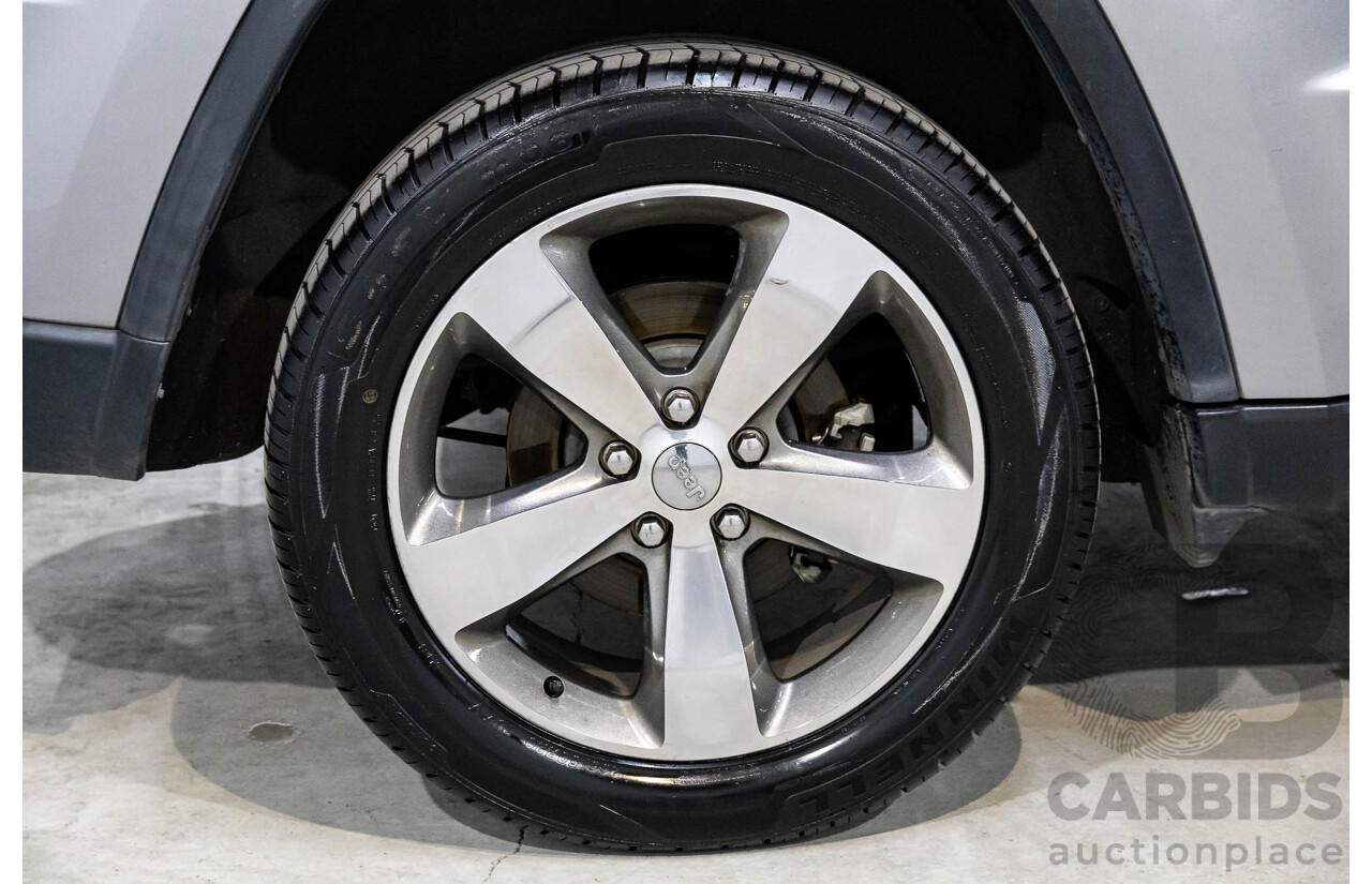 7/2013 Jeep Grand Cherokee Limited (4x4) WK MY14 4d Wagon Billet Silver Metallic V6 3.6L