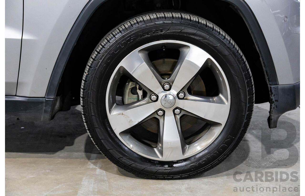 7/2013 Jeep Grand Cherokee Limited (4x4) WK MY14 4d Wagon Billet Silver Metallic V6 3.6L