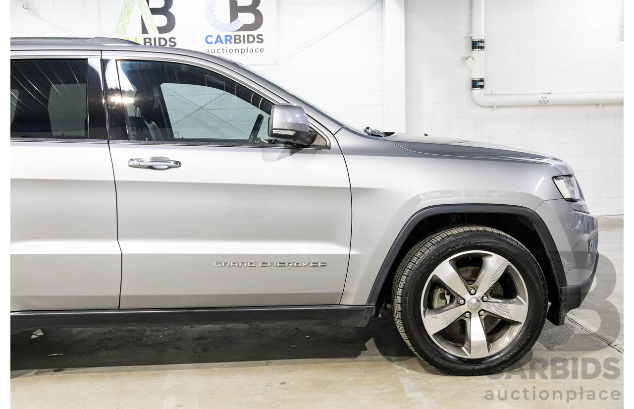 7/2013 Jeep Grand Cherokee Limited (4x4) WK MY14 4d Wagon Billet Silver Metallic V6 3.6L