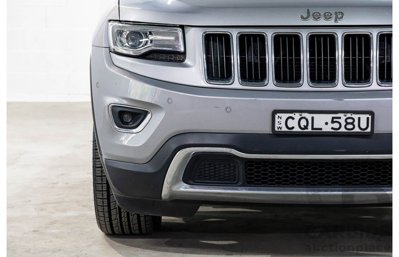 7/2013 Jeep Grand Cherokee Limited (4x4) WK MY14 4d Wagon Billet Silver Metallic V6 3.6L