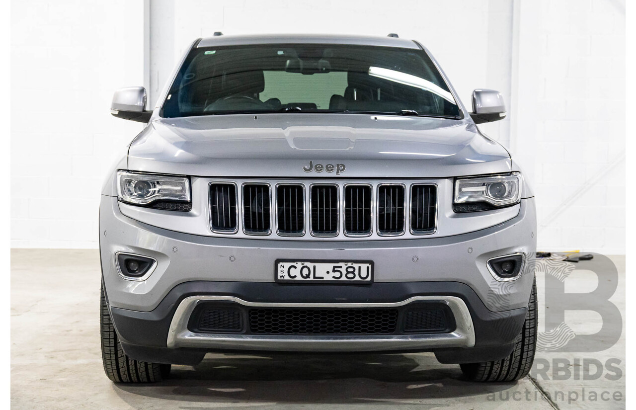 7/2013 Jeep Grand Cherokee Limited (4x4) WK MY14 4d Wagon Billet Silver Metallic V6 3.6L