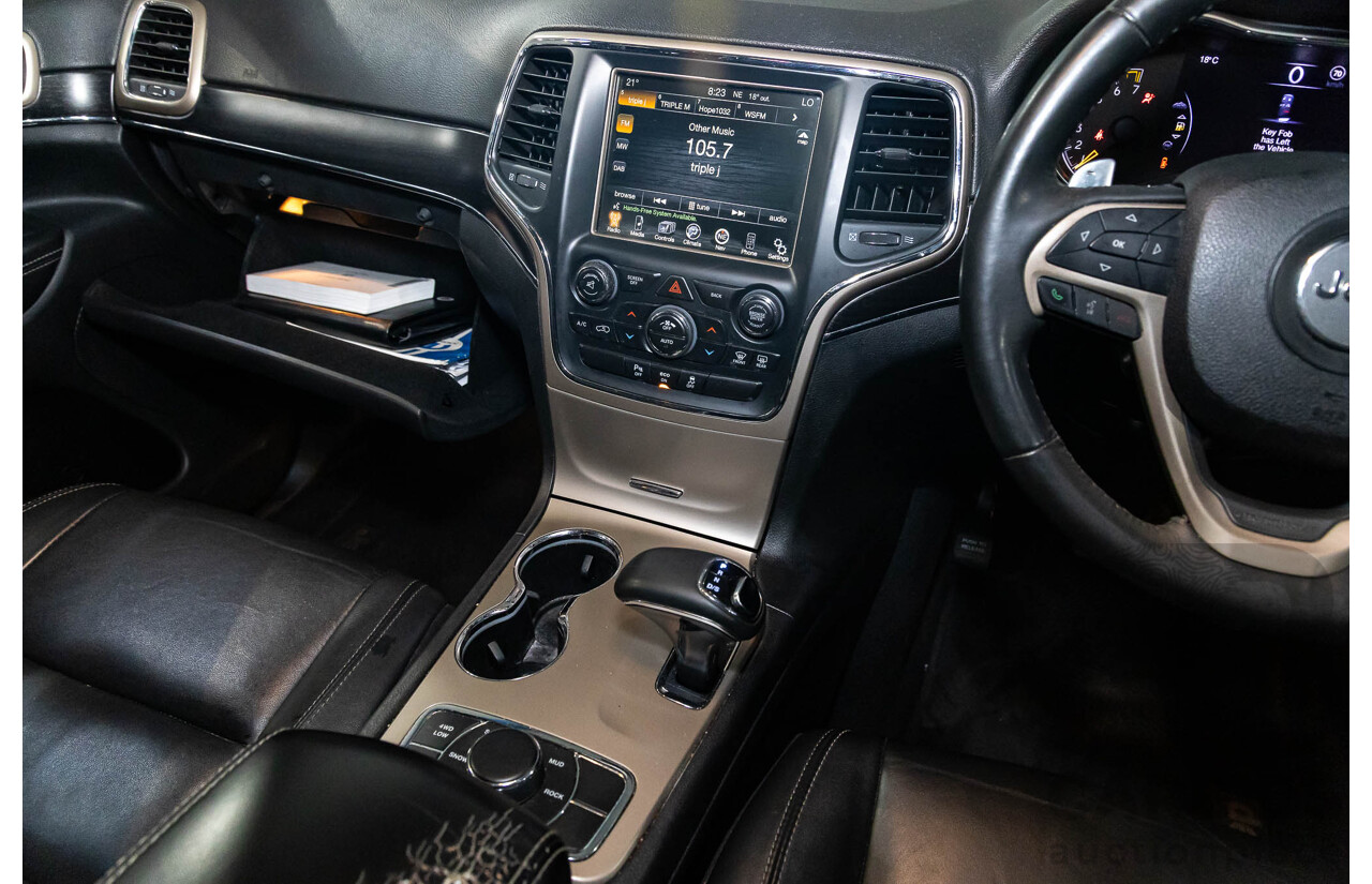7/2013 Jeep Grand Cherokee Limited (4x4) WK MY14 4d Wagon Billet Silver Metallic V6 3.6L