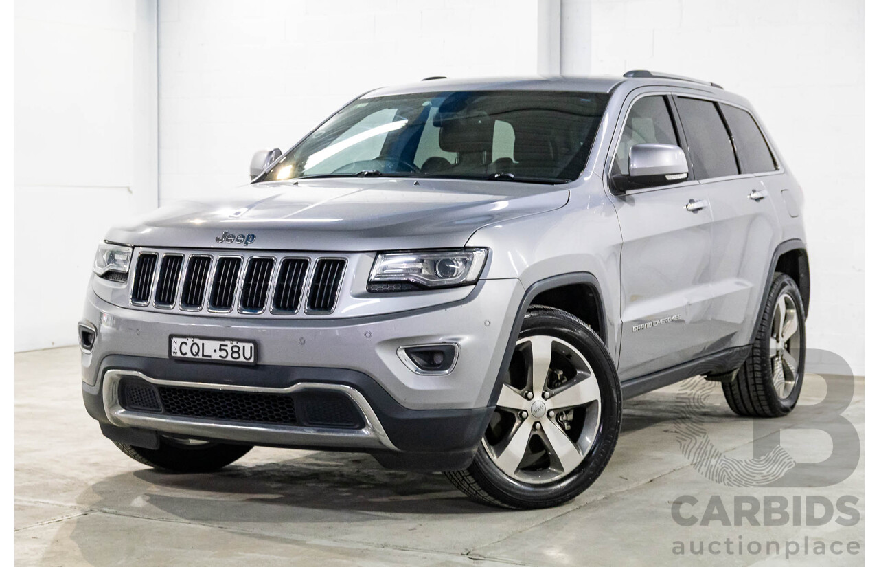 7/2013 Jeep Grand Cherokee Limited (4x4) WK MY14 4d Wagon Billet Silver Metallic V6 3.6L
