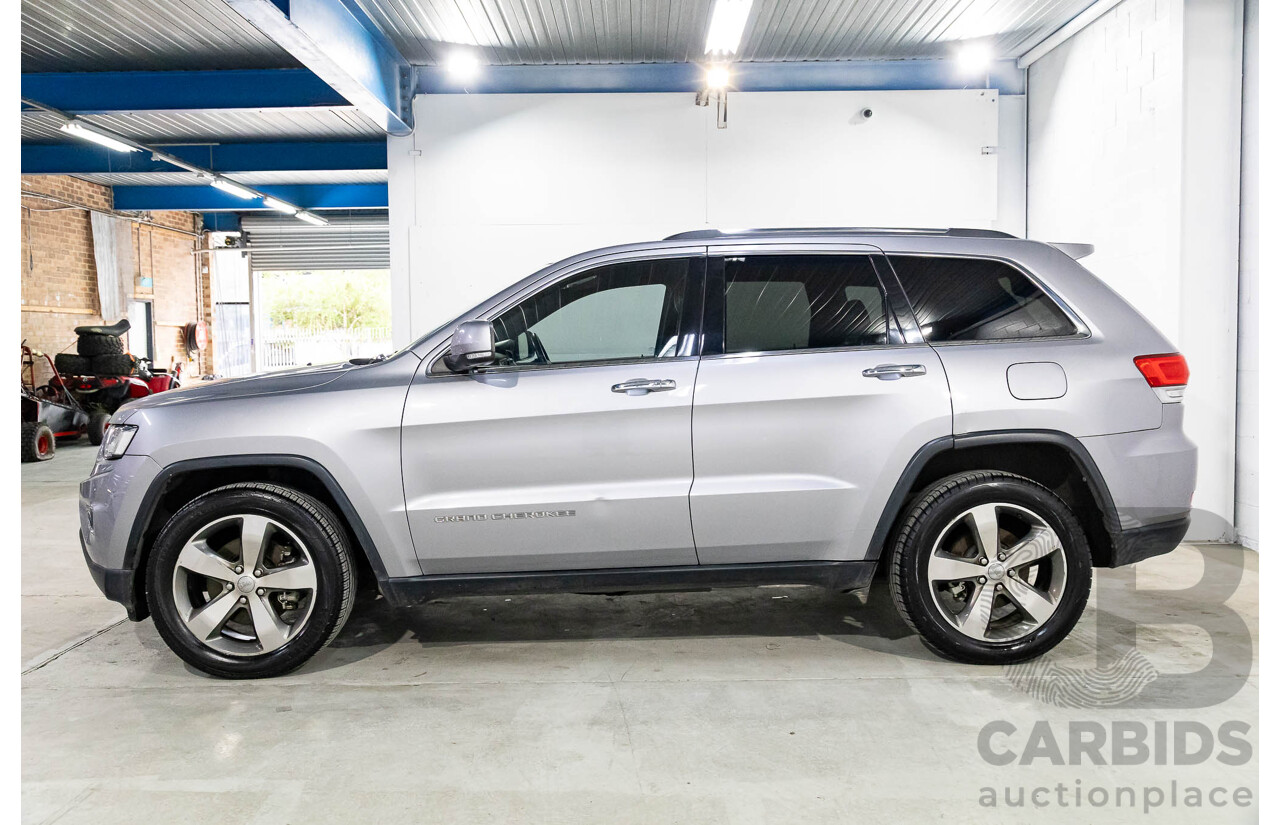 7/2013 Jeep Grand Cherokee Limited (4x4) WK MY14 4d Wagon Billet Silver Metallic V6 3.6L