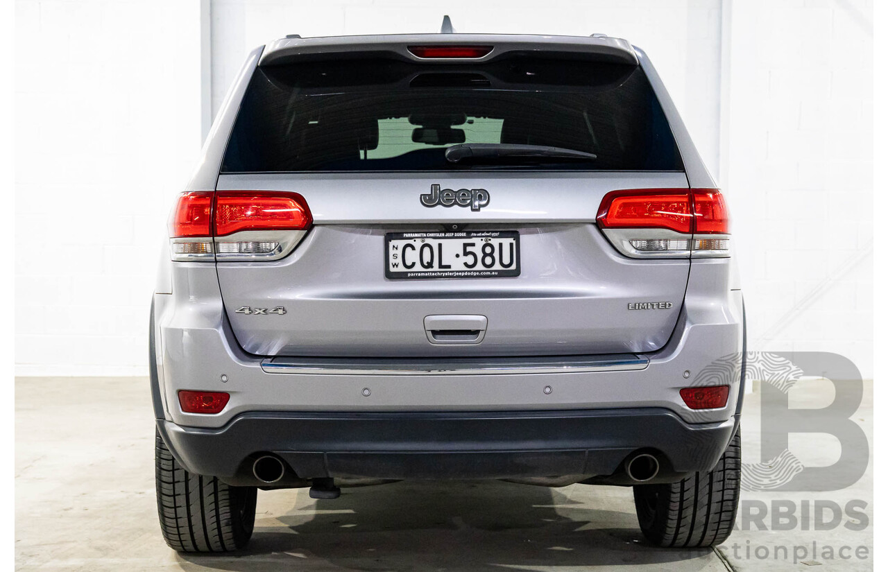 7/2013 Jeep Grand Cherokee Limited (4x4) WK MY14 4d Wagon Billet Silver Metallic V6 3.6L