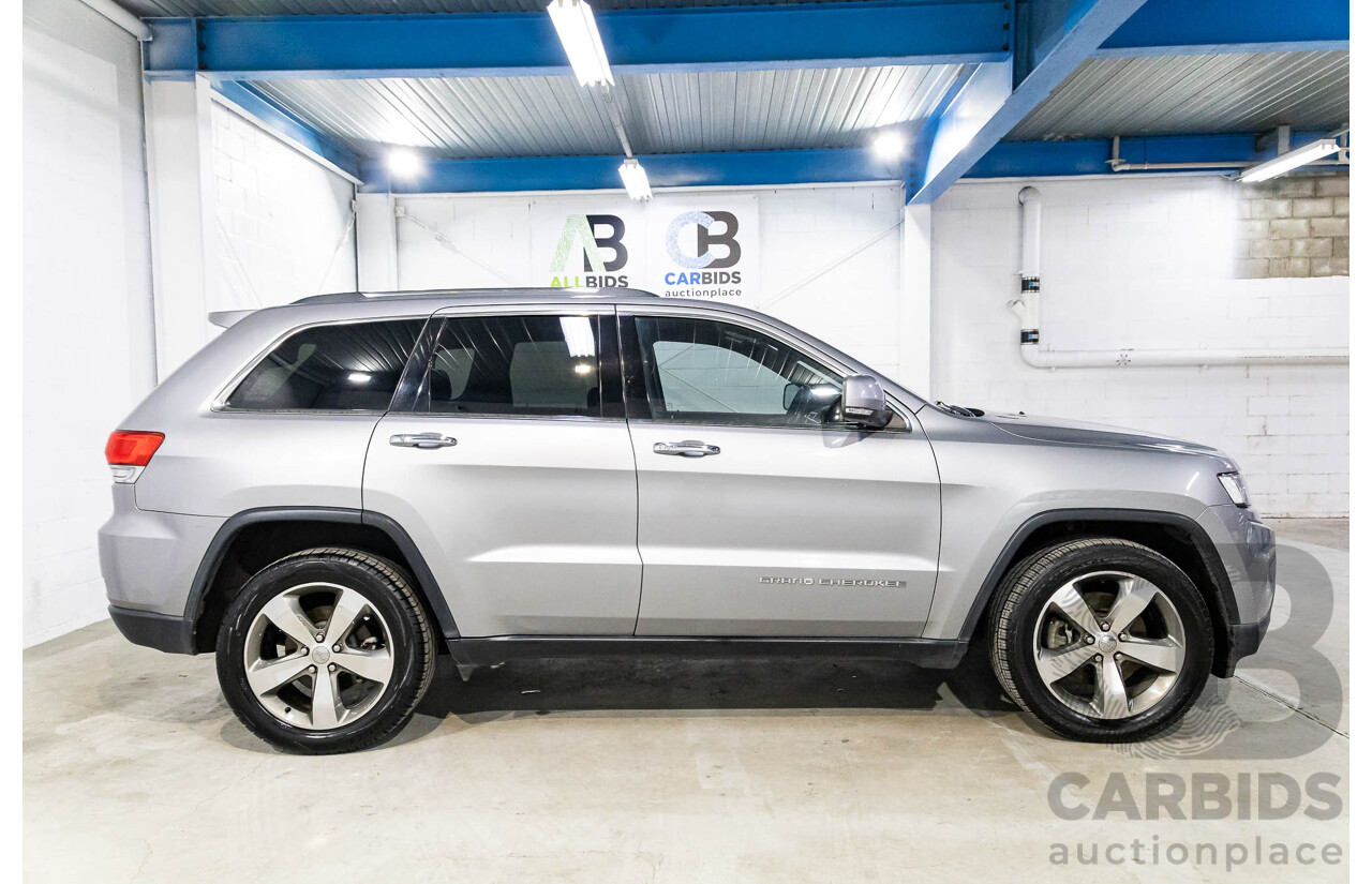 7/2013 Jeep Grand Cherokee Limited (4x4) WK MY14 4d Wagon Billet Silver Metallic V6 3.6L