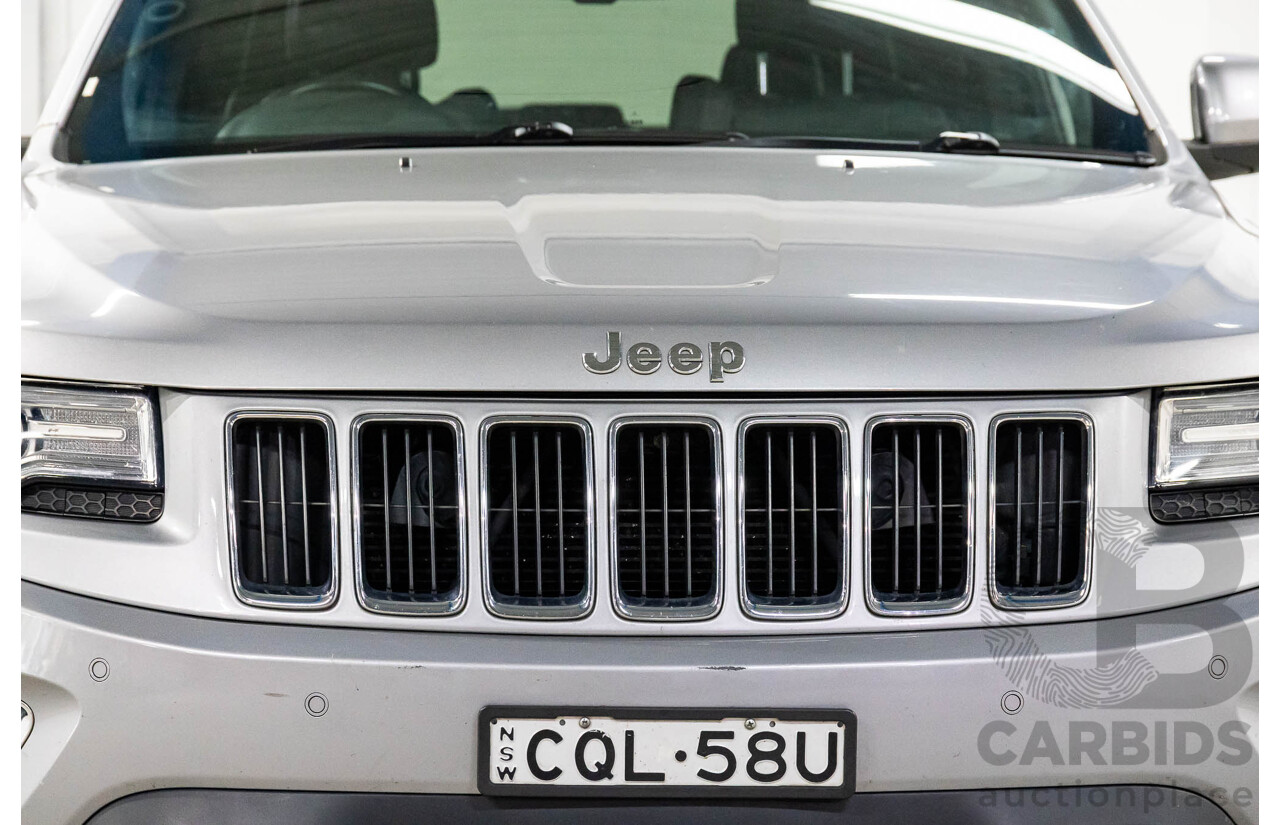 7/2013 Jeep Grand Cherokee Limited (4x4) WK MY14 4d Wagon Billet Silver Metallic V6 3.6L