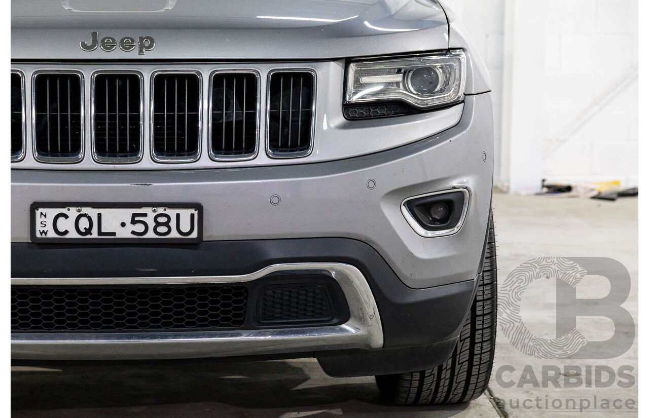 7/2013 Jeep Grand Cherokee Limited (4x4) WK MY14 4d Wagon Billet Silver Metallic V6 3.6L