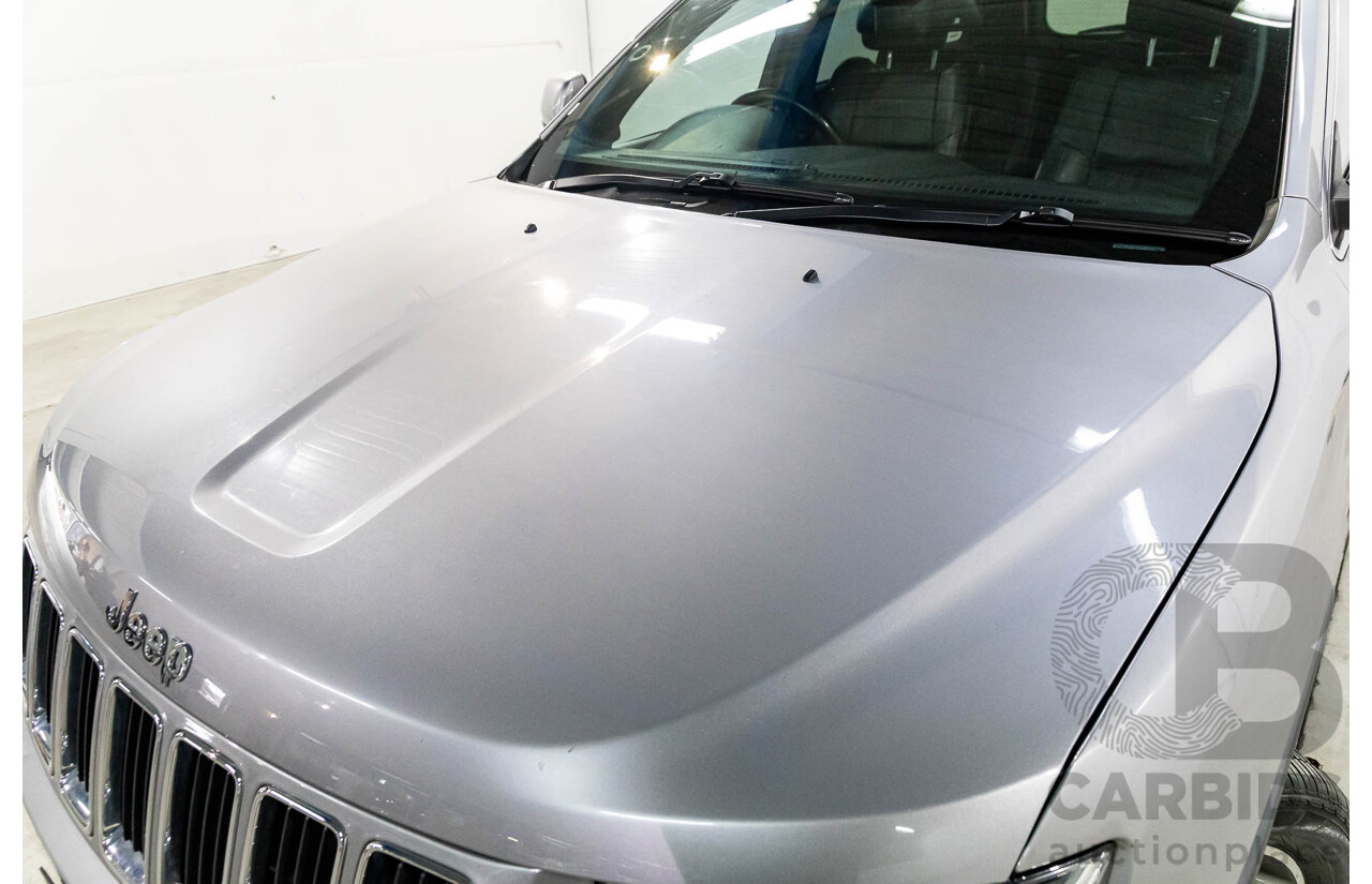 7/2013 Jeep Grand Cherokee Limited (4x4) WK MY14 4d Wagon Billet Silver Metallic V6 3.6L
