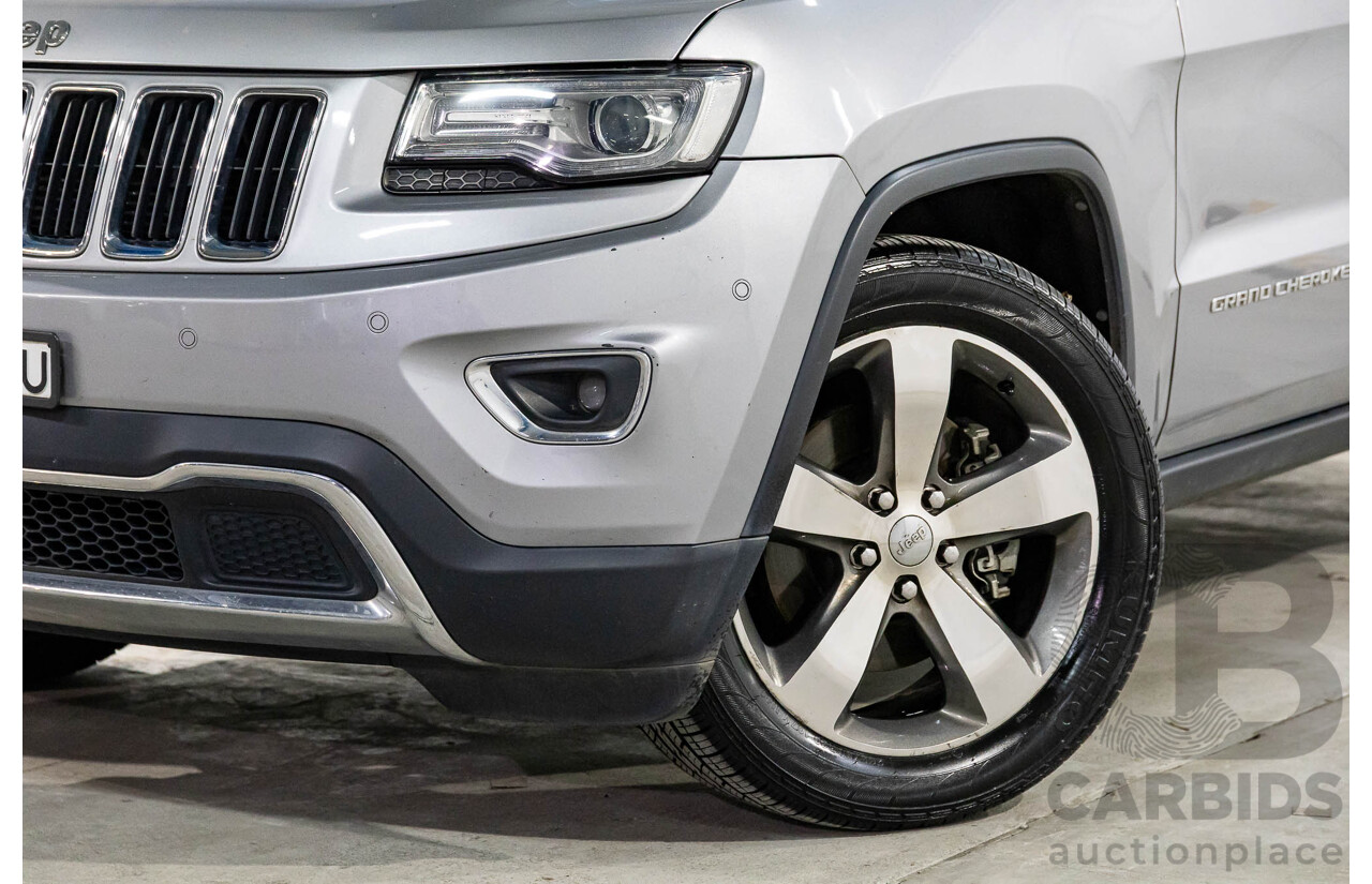 7/2013 Jeep Grand Cherokee Limited (4x4) WK MY14 4d Wagon Billet Silver Metallic V6 3.6L