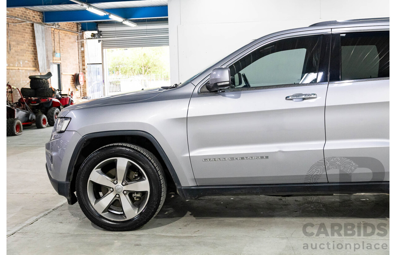 7/2013 Jeep Grand Cherokee Limited (4x4) WK MY14 4d Wagon Billet Silver Metallic V6 3.6L
