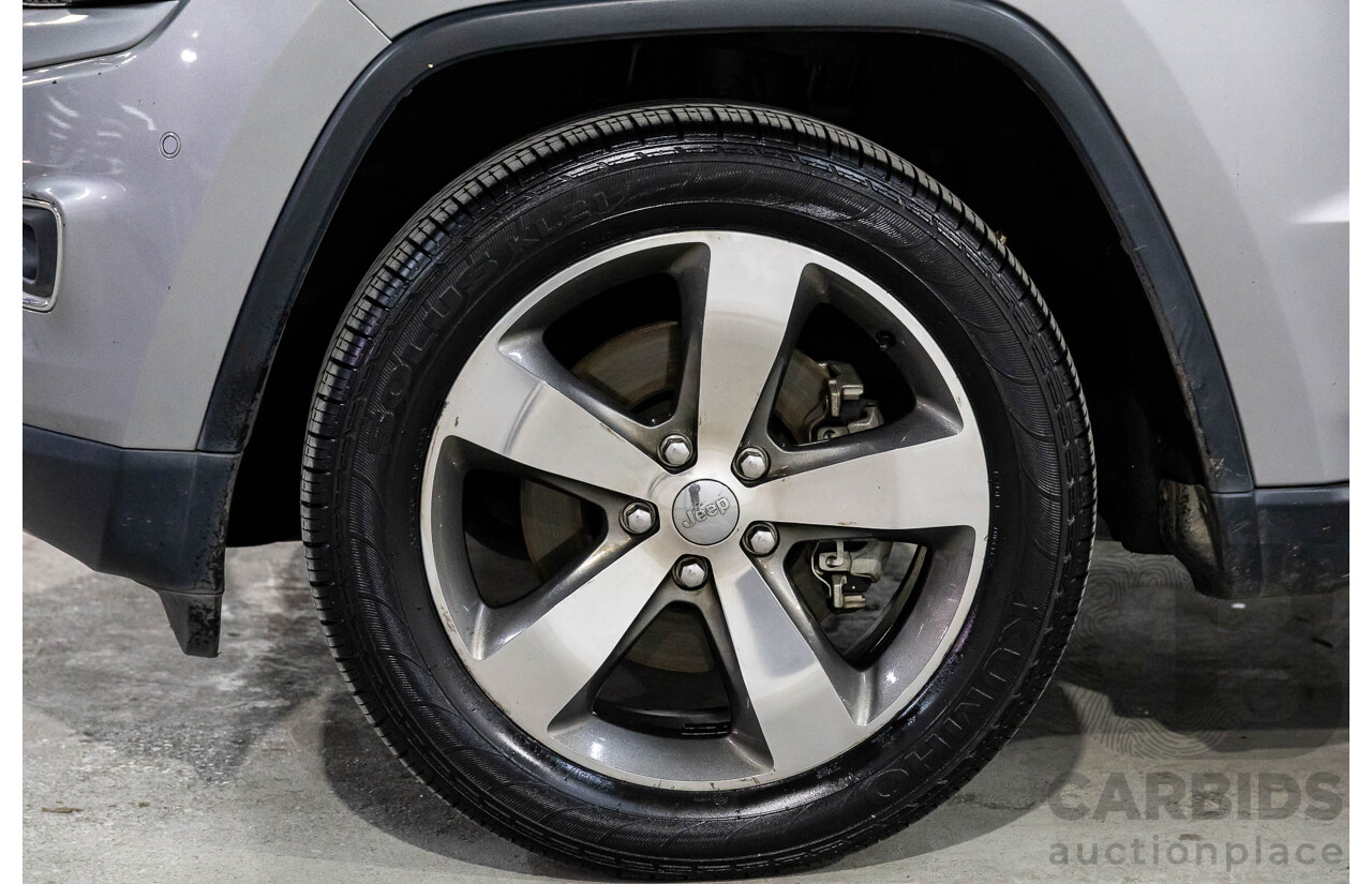 7/2013 Jeep Grand Cherokee Limited (4x4) WK MY14 4d Wagon Billet Silver Metallic V6 3.6L