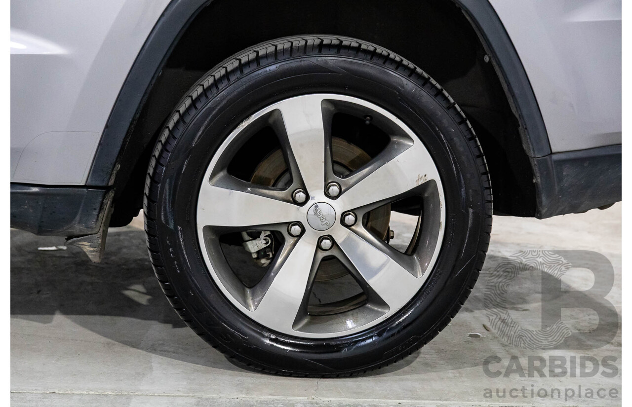 7/2013 Jeep Grand Cherokee Limited (4x4) WK MY14 4d Wagon Billet Silver Metallic V6 3.6L
