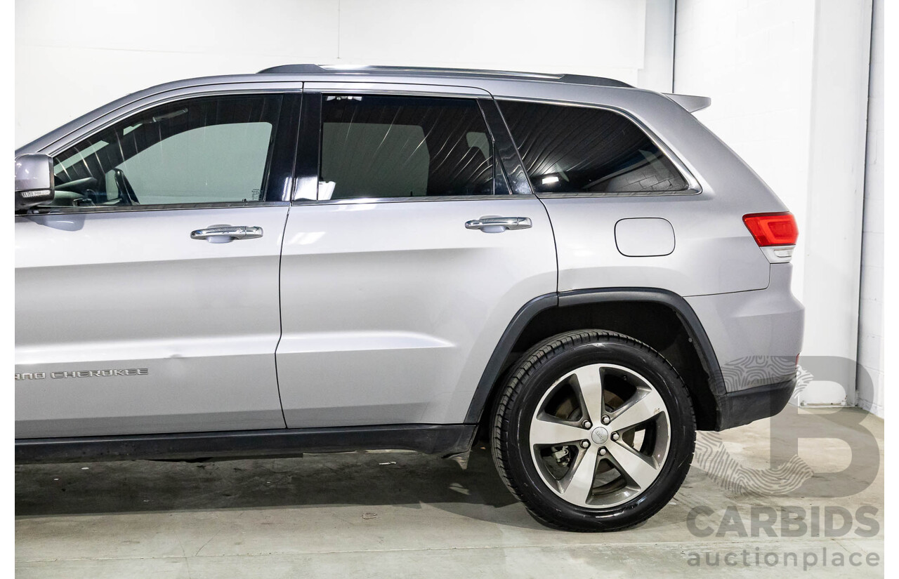 7/2013 Jeep Grand Cherokee Limited (4x4) WK MY14 4d Wagon Billet Silver Metallic V6 3.6L